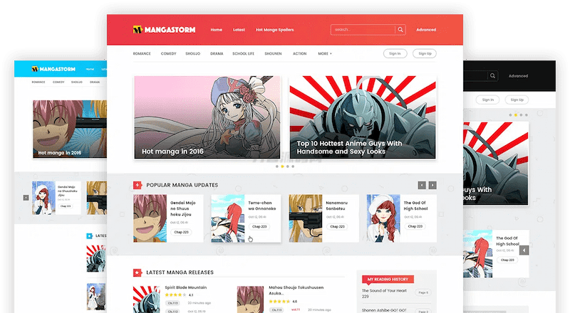 Madara 2.2.2.1主题源码 | 响应式WordPress漫画小说主题模板-渡漳网
