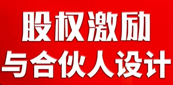 臧其超《股权激励与合伙人设计》课程视频-渡漳网