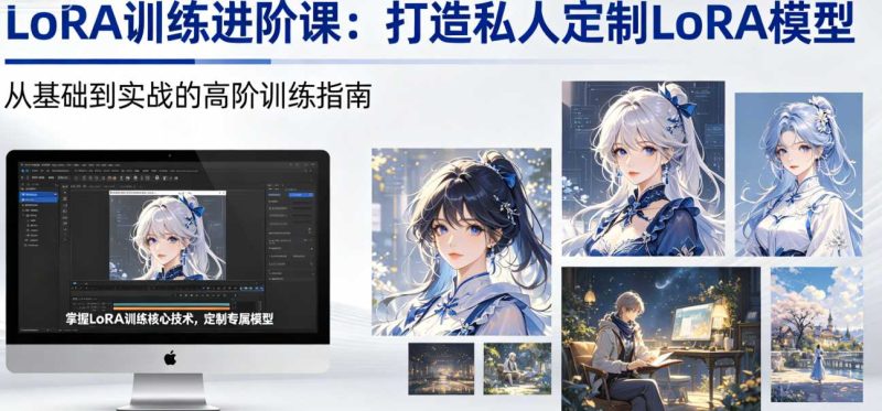 LoRA训练进阶课打造私人定制LoRA模型-渡漳网