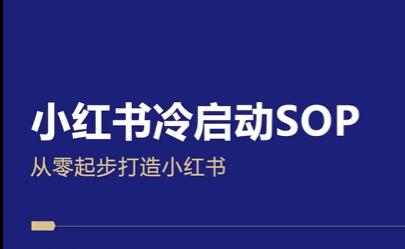 《小红书0-1冷启动》账号定位与内容策划详解，助力打造爆款账号-渡漳网