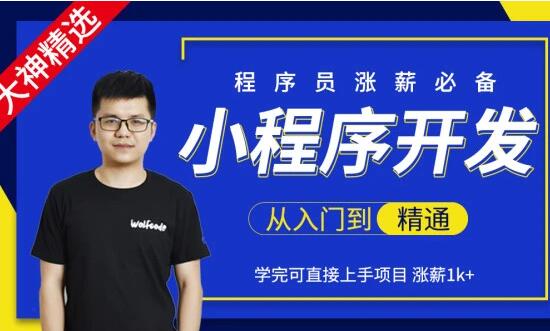 小程序开发从入门到精通，培训课程视频教程-渡漳网