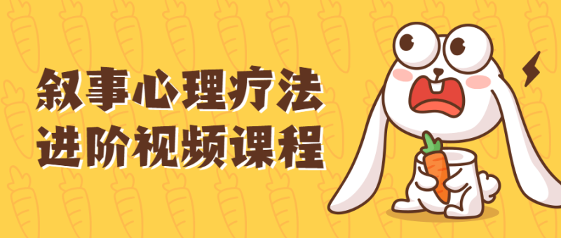 叙事心理疗法进阶视频课程-渡漳网