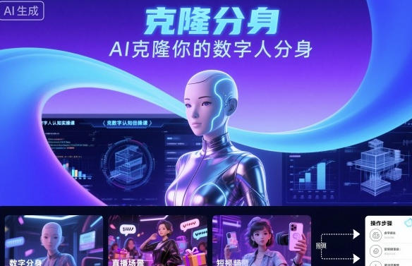 AI数字人认知实操课，克隆你的数字人分身-渡漳网