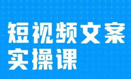 小秋《短视频文案实操课》从0到1教你做短视频的经验技巧-渡漳网