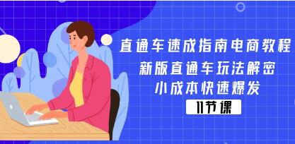 《直通车速成指南电商教程》直通车玩法解密,小成本快速爆发-渡漳网