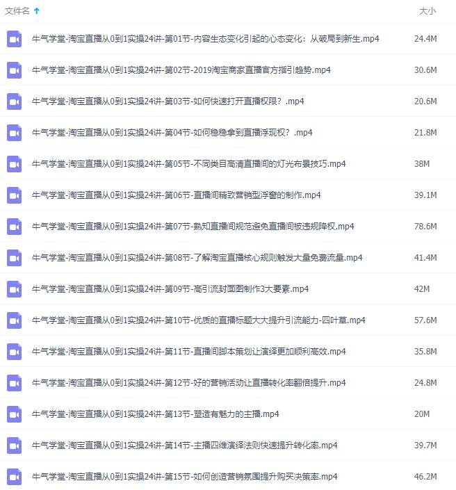 淘宝直播带货培训视频，从0到1实操淘宝直播-渡漳网