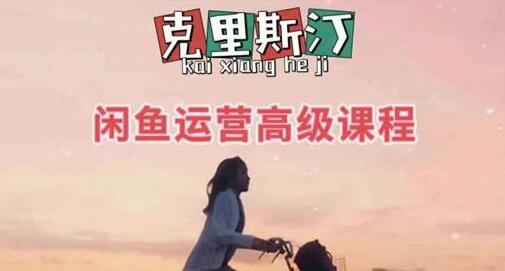 克里斯汀《闲鱼运营高级课程》是小白快速入门的兼职电商项目-渡漳网