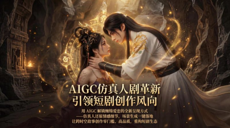 AIGC仿真人《合欢宗》短剧教学-渡漳网
