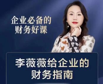 企业必备的账务好课《李薇薇给企业的财务指南》-渡漳网