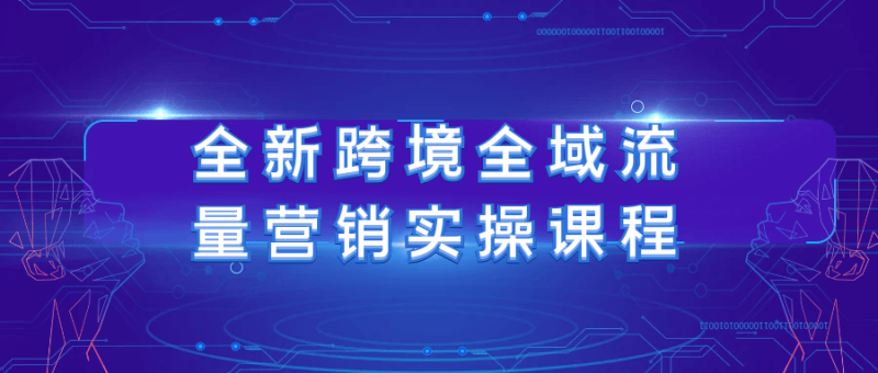 全新跨境全域流量营销实操课程-渡漳网