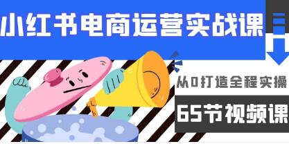 《小红书电商运营实战课》从0打造全程实操-渡漳网