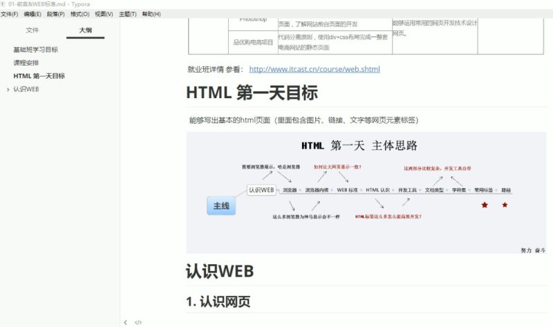 2019年黑马前端全栈就业教程-渡漳网