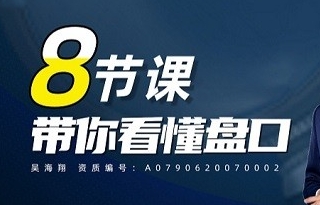 吴海翔-8节课带你看懂盘口语言-渡漳网