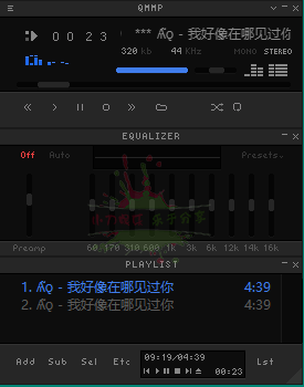 Qmmp开源音乐播放器v2.2.8便携版-渡漳网
