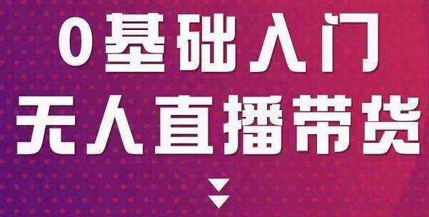 网红叫兽《抖音无人直播带货》一个人就可以搞定的直播带货实战课-渡漳网
