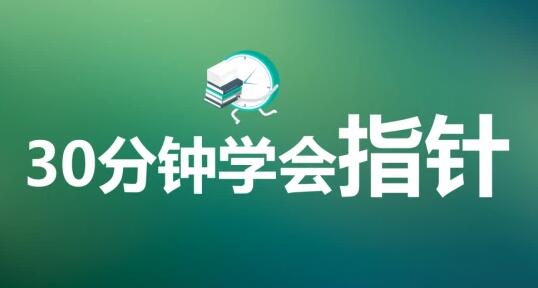 C语言教程，30分钟彻底学会C语言指针视频教程-渡漳网