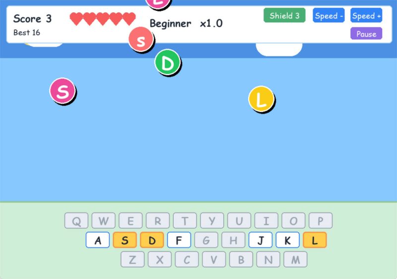 小孩键盘熟练字母大冒险V1.0-渡漳网