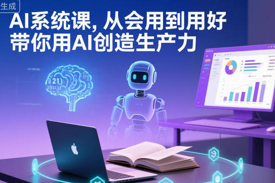 AI系统课,从会用到用好,带你用AI创造生产力-渡漳网