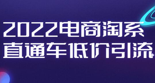 电商淘系《直通车低价引流》视频教程-渡漳网