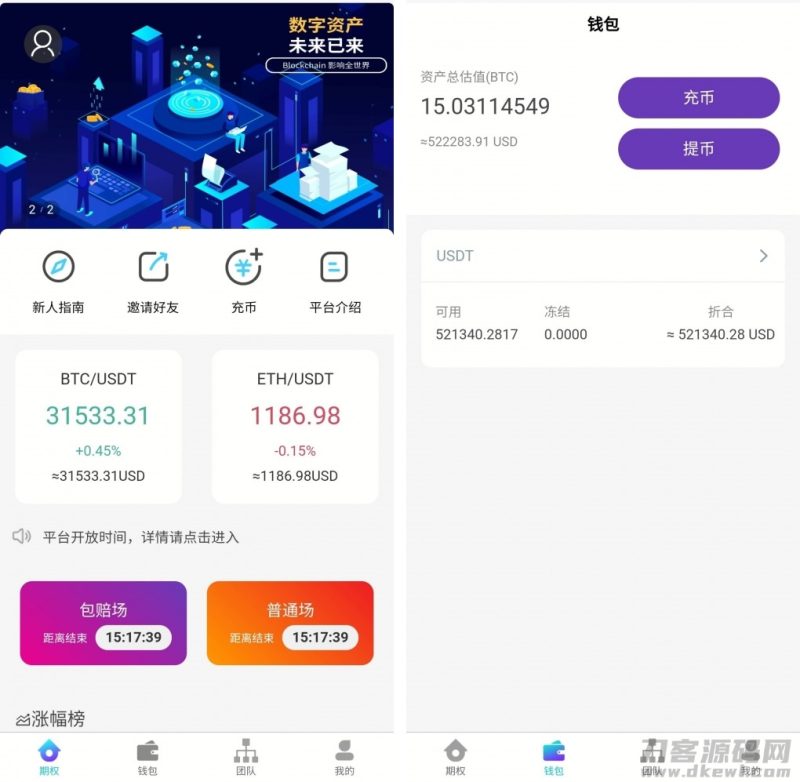 价值6000的USDT竞猜盘源码+时间盘源码+多语言|带包赔-渡漳网