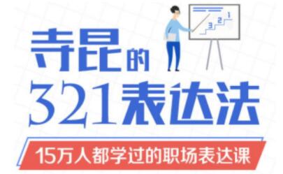 如何提高表达能力?《寺昆的321表达法》15万人都学过的职场表达课-渡漳网