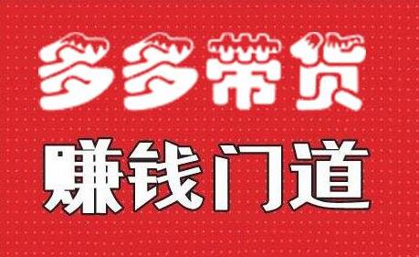 小圈帮《拼多多视频带货》多多带货赚钱门道-渡漳网