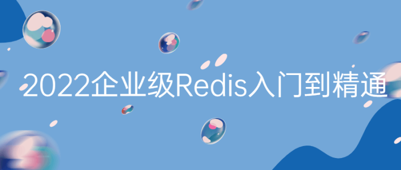 2022企业级Redis入门到精通-渡漳网