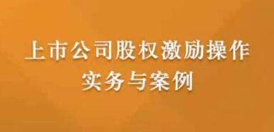 《上市公司股权激励》操作实务与案例-渡漳网