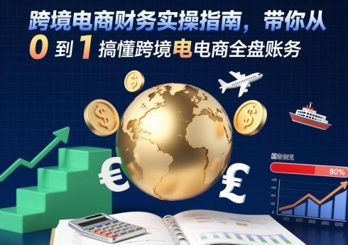 跨境电商财务实操指南,带你从0到1搞懂跨境电商全盘账务-渡漳网
