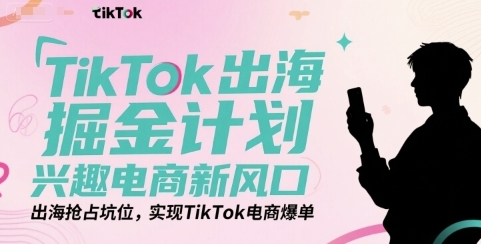 TikTok出海掘金计划，实现TikTok电商爆单-渡漳网