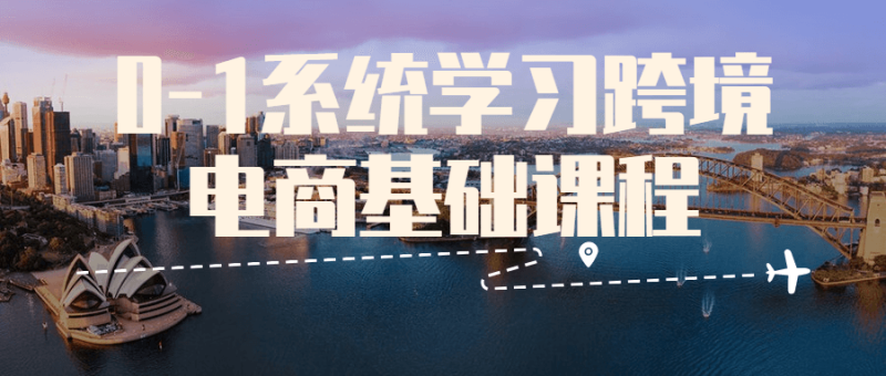 0-1系统学习跨境电商基础课程-渡漳网