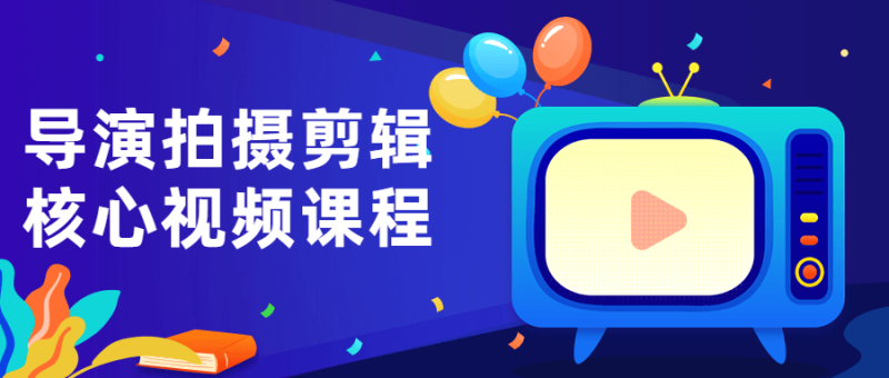 导演拍摄剪辑核心视频课程-渡漳网
