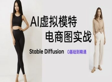 AI虚拟模特电商图实战-渡漳网