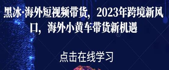 《海外tiktok短视频带货》海外小黄车带货新机遇-渡漳网
