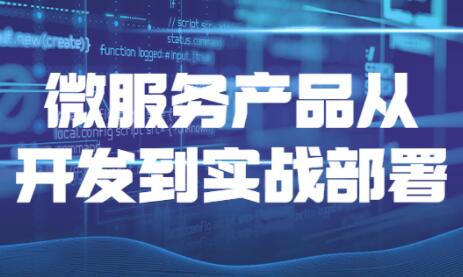 《微服务产品》从开发到实战部署视频教程-渡漳网