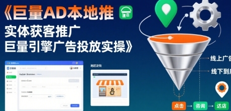 巨量AD本地推实体获客推广,巨量引擎广告投放实操-渡漳网