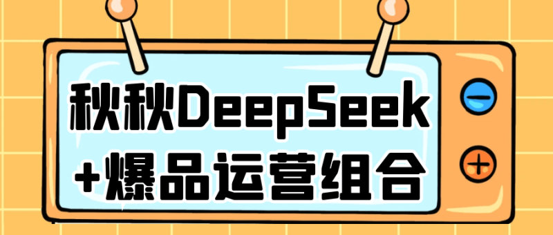 秋秋DeepSeek+爆品运营组合-渡漳网