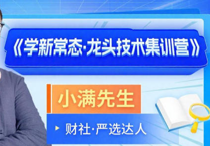 小满先生《学新常态 龙头技术集训营》系统课-渡漳网