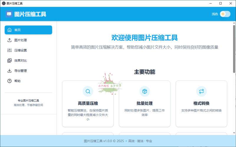 LocalSqueeze图片压缩v1.0.4绿色版-渡漳网