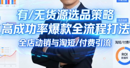 子鹏讲电商淘宝私家班-渡漳网