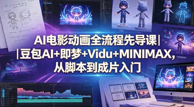 AI电影动画全流程先导课