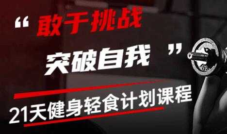 21天轻食计划健身课程视频，每天8分钟见证改变-渡漳网