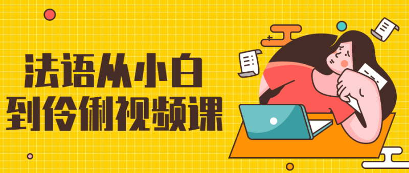 法语从小白到伶俐视频课-渡漳网