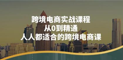 《跨境电商实战课程》从0到精通-渡漳网