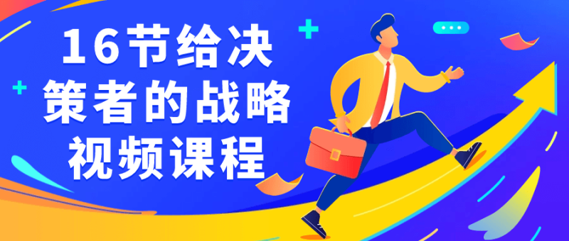 16节给决策者的战略视频课程-渡漳网