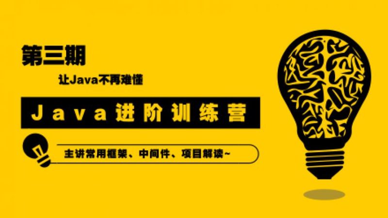 90天Java进阶训练营三期教程-渡漳网