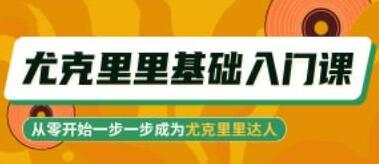 程龙《尤克里里基础入门教程视频》从零开始成为尤克里里达人-渡漳网