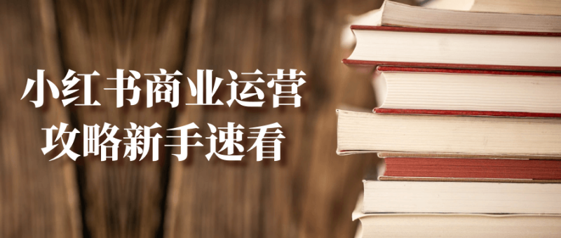 小红书商业运营攻略新手速看-渡漳网