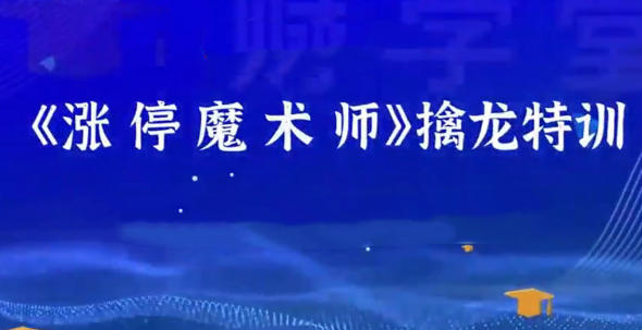 主力语言量化模型《涨停魔术师》擒龙特训系统课+资料指标-渡漳网