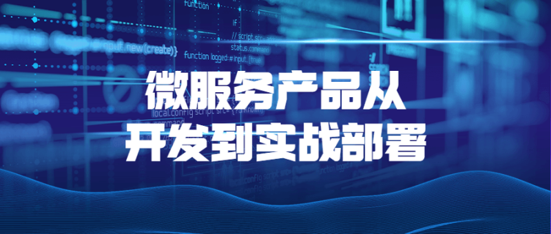 微服务产品从开发到实战部署-渡漳网